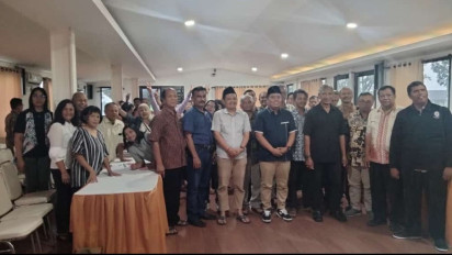 BAMAG Kabupaten Blitar Deklarasi Pemenangan Paslon Nomor 2 Rini Syarifah-Abdul Ghoni 