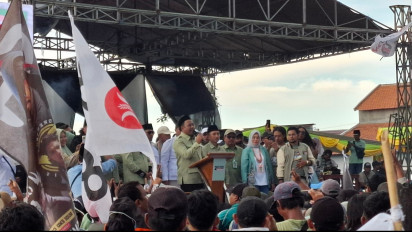 Sebanyak 50 Ribu Pendukung Penuhi Kampanye Akbar Gus Haris-Lora Fahmi di Probolinggo 