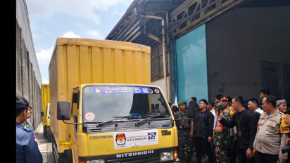 KPU Kota Bandung Mulai Distribusikan Logistik Pilkada Serentak Untuk 30 Kecamatan  