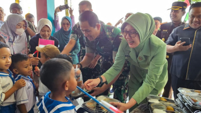 Prakarsai Program Makan Bergizi Gratis, Danrem 061/SK Ajak Wujudkan Generasi Emas Indonesia