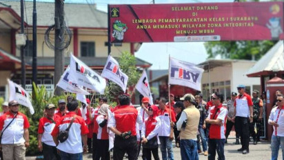Aksi di Depan Lapas Porong, LSM Lira Jatim Tuntut Pemerataan Perlakuan untuk Narapidana
