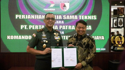 Amankan Jalur Pipa Distribusi BBM, Pertamina Patra Niaga Tandatangani PKST dengan Pangdam V Brawijaya