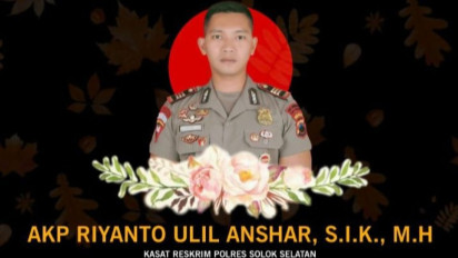 Jenazah Kasat Reskrim AKP Ryanto Ulil Anshar Diterbangkan ke Makassar, Korban Penembakan Antar Polisi
