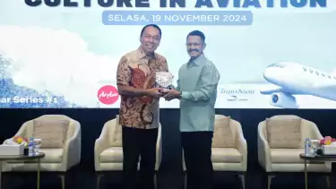 Jasa Raharja dan Indonesia National Air Carriers Association (INACA) menggelar sosialisasi tentang pentingnya budaya keselamatan dan pemahaman asuransi keselamatan penerbangan.