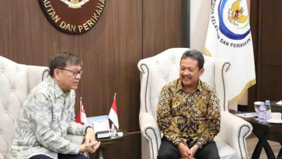 KKP Lakukan Penguatan Kerja Sama Ekonomi Biru dengan Singapura