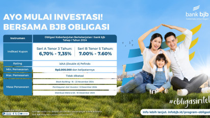 Sustainability Bond bank bjb Banjir Peminat, Oversubscribed Hampir 5 Kali Lipat