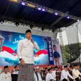 Akhir Kampanye Luthfi-Yasin di Semarang, Ketua DPD Gerindra Jateng Bikin Jokowi dan Ribuan Massa Terkejut