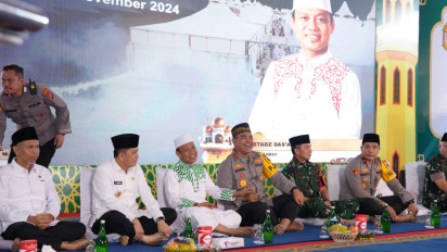 Tabligh Akbar 1446 H di Polda Sumut, Rajut Persatuan untuk Pemilukada Damai 2024