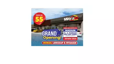 Hadir sebagai toko ke 55, Mitra10 Madiun siap melayani dan memenuhi kebutuhan masyarakat Madiun dan sekitarnya.