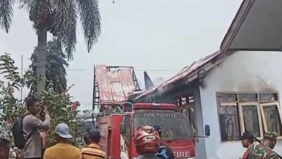 Soal Kebakaran Kantor Camat, Polres Sampai Datangkan Forensik Bali untuk Deteksi Penyebabnya