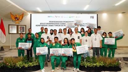 Dorong Perkembangan Olahraga Senam, Petrokimia Gresik Apresiasi Prestasi Atlet Persani Jawa Timur