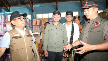 Pemerintah Siapkan 442 Unit Hunian Sementara untuk Pengungsi Erupsi Gunung Lewotobi Laki-Laki