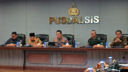 Kapolri Pimpin Vicon Persiapan Pengamanan Pilkada Serentak 2024