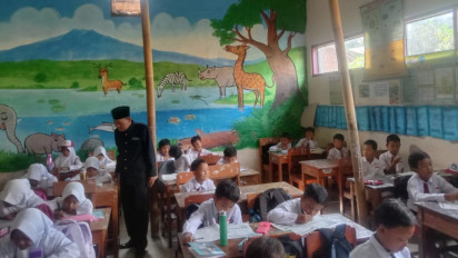 Miris, Bangunan Sejumlah SD Negeri di Paguyangan Brebes Ambruk dan Rusak Parah