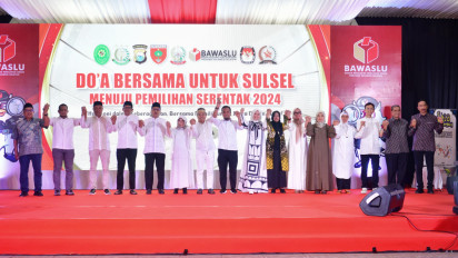 Doa Bersama Lintas Agama Untuk Pilkada Damai Sulsel