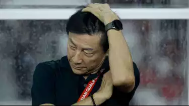 Pelatih Timnas Indonesia, Shin Tae-yong Saat Melawan Arab Saudi