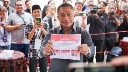 Dharma Pongrekun Akui Tak Miliki Target Perolehan Suara di Pilgub  Jakarta