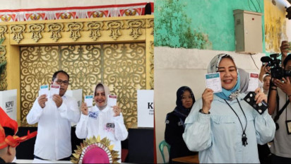 Calon Gubernur Sulsel 01 Gunakan Hak Pilih Sementara Cagub 02 Tidak Memilih di Sulsel