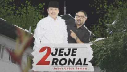 Hasil Quick Count: Suara Jeje-Ronal Tersungkur di Pilgub Jabar 2024