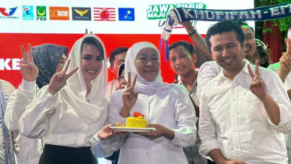 Emil Dardak Bangga Suaranya Menang Mutlak di TPS Rumah Kelahiran di Trenggalek