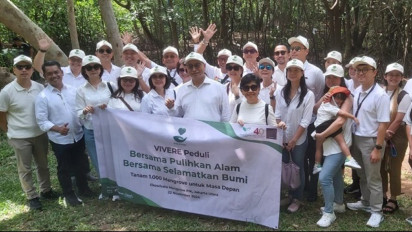 Aksi Nyata Berkontribusi untuk Negeri, Penanaman 1.000 Mangrove Dilakukan di Pesisir Jakarta