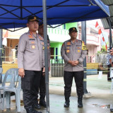 Pastikan Pilkada Serentak 2024  Kondusif, Wakapolda Kepri  dan Kapolres Barelang Pantau TPS