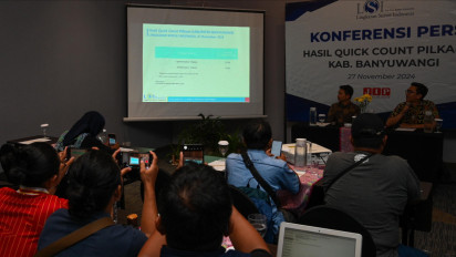 Ipuk-Mujiono Unggul di Pilkada Banyuwangi Versi Hitung Cepat LSI Denny JA