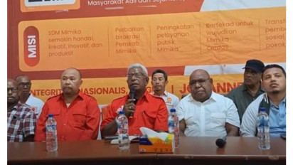 Pasangan JOEL Klaim Menang Pilkada Mimika: Kami Menghormati Hasil dari KPU