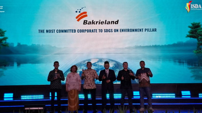 Bakrieland Raih The Most Committed Corporate to SDG’s on Environment Pillar di Ajang Indonesia Sustainable Development Goals Award (ISDA) 2024