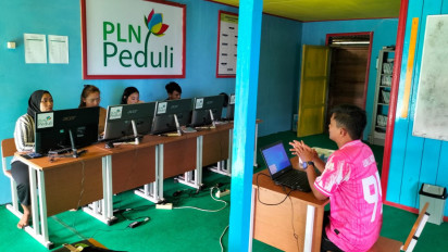 Dorong Pendidikan Merata di Desa Tanjung Palas Hilir, PLN UIP KLT Sabet Penghargaan ISDA 2024