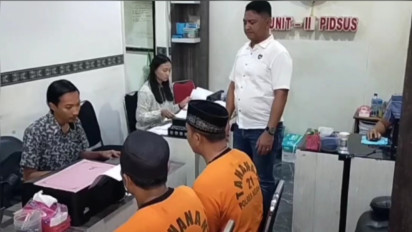 Dua Pelaku Pengedar Uang Palsu Ditangkap di Tengah Proses Tahapan Masa Tenang Pilkada Nganjuk