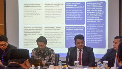 DPRD DKI Jakarta Sepakati Raperda RPJPD 2025-2045, Menunggu Persetujuan Pj Gubernur