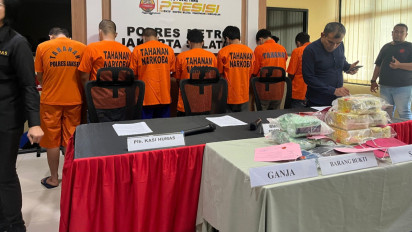 Peredaran Narkotika Jaringan Internasional, Polisi Sebut Pelaku Siap Edarkan Sabu dan Ganja pada Tahun Baru