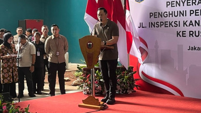 Warga Kolong Tol dan Jembatan Dipindahkan ke Rusunawa, AHY: Ini Komitmen Wujudkan Struktur Kesejahteraan Masyarakat