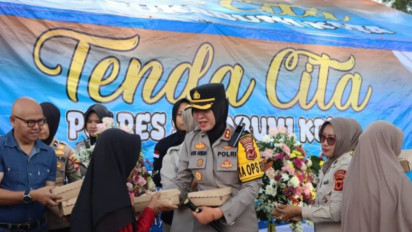 Dukung Program Reformasi Hukum Prabowo-Gibran, Kapolres Sukabumi Dirikan Tenda Cita