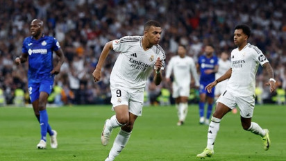 Hasil Liga Spanyol 2024-2025: Kylian Mbappe Nyekor di Laga Kontra Getafe, Real Madrid Tempel Barcelona di Puncak Klasemen