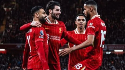 Hasil Liverpool vs Manchester City: Aksi Ciamik Mo Salah Bikin The Citizens Tertunduk Lesu di Anfield