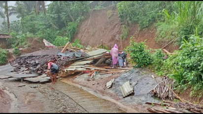 Hujan Deras Picu Longsor di Ponorogo, Rumah Warga Desa Wonodadi Rata dengan Tanah