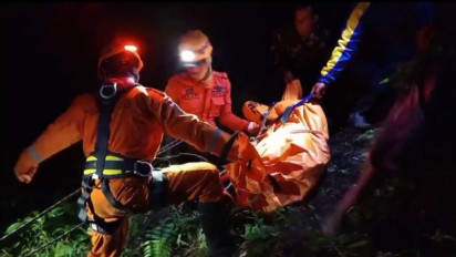 Tertimpa Batu Saat Mencari Rumput di Areal Tebing Belakang Polsek Ngebel, Seorang Warga Meninggal Dunia
