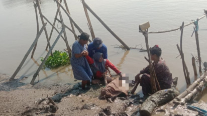 Pamit Melaut, Seorang Nelayan di Gresik Ditemukan Meninggal di Tepi Sungai Bengawan Solo