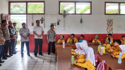 Program Makan Bergizi Gratis untuk Siswa SD Diuji Coba di Tanjungpandan