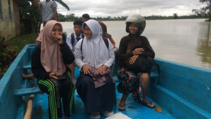 Banjir Rendam 6 Desa di Cilacap, Sebanyak 3.206 Jiwa Terdampak