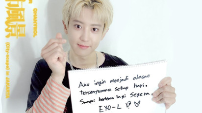 Jelang Konser Solonya di Jakarta, Chanyeol EXO Gombali EXO-L: Aku Ingin Menjadi Alasan Tersenyummu Setiap Hari
