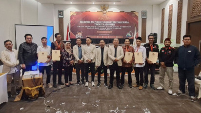 Hasil Rekapitulasi KPU Gresik, Yani-Alif Unggul 59,72 Persen dan Kotak Kosong 40,28 Persen