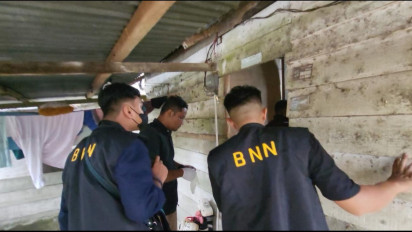 BNN Langsa Gerebek Rumah Tersangka Pengedar 40 Kg Sabu, Diduga Bagian Jaringan Lintas Provinsi