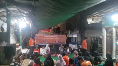 Mas Pram dan Bang Doel Menang Versi Hitung Cepat, Warga Petamburan Jakarta Syukuran