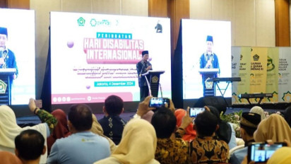 Di Hari Disabilitas Internasional 2024, Nasaruddin Umar Ungkap Kemenag Luncurkan 1.000 Madrasah Inklusi