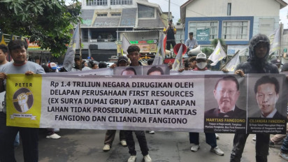 Unjuk Rasa di Kejagung Dan Menko Polkam, Massa Desak Usut kasus Dugaan Penggelapan Pajak