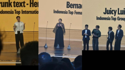 Juicy Luicy, Bernadya hingga Henry Moodie Dapat Penghargaan di Ajang Spotify Wrapped 2024 Live in Indonesia