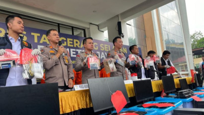 Polisi Bongkar Judi Online 'Djarum Tato' Beromzet Rp2 Miliar, Membernya Capai 28 Ribu Orang